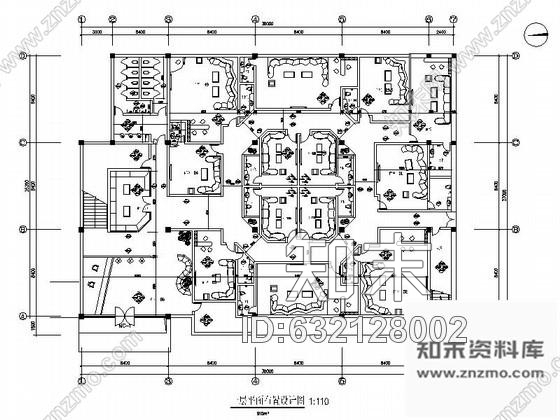 施工图现代KTV包间室内装修设计图cad施工图下载【ID:632128002】