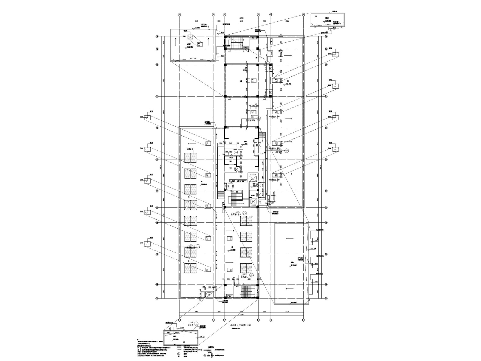 [上海]高层酒店+多层书店建筑结构施工图cad施工图下载【ID:160731158】