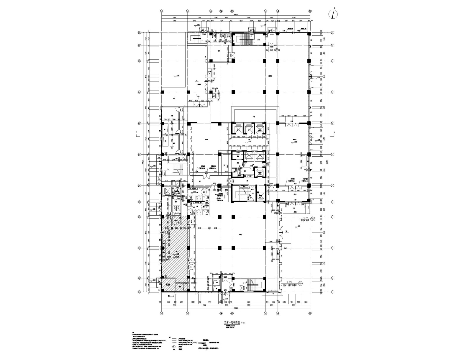 [上海]高层酒店+多层书店建筑结构施工图cad施工图下载【ID:160731158】