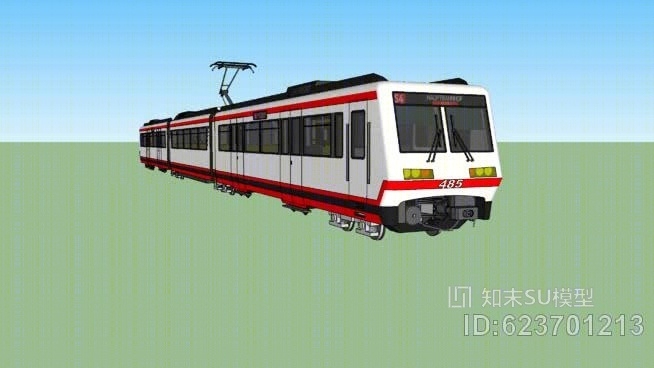 2，轻轨2，有轨电车2SU模型下载【ID:623701213】