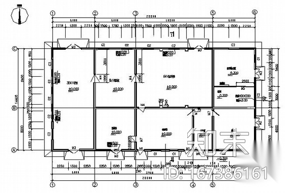 某新建6KV配电所及站控室建筑结构施工图cad施工图下载【ID:167386161】