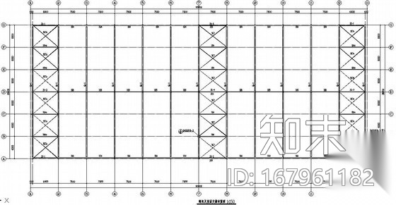 [沈阳]36米跨门式刚架带10吨吊车厂房结构设计图施工图下载【ID:167961182】