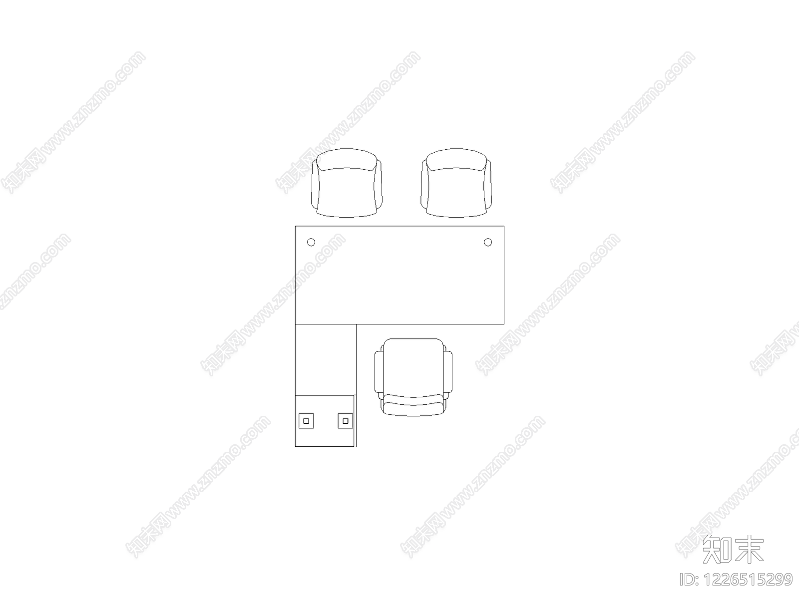 桌子CAD图纸