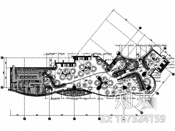 [杭州]风格迥异现代主题餐厅装修图（含效果实景）cad施工图下载【ID:167324159】