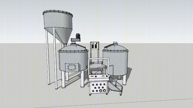 10桶brewhouseSU模型下载【ID:130224318】