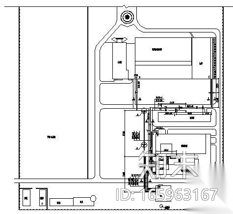 某药厂室外热力管网设计图cad施工图下载【ID:165963167】