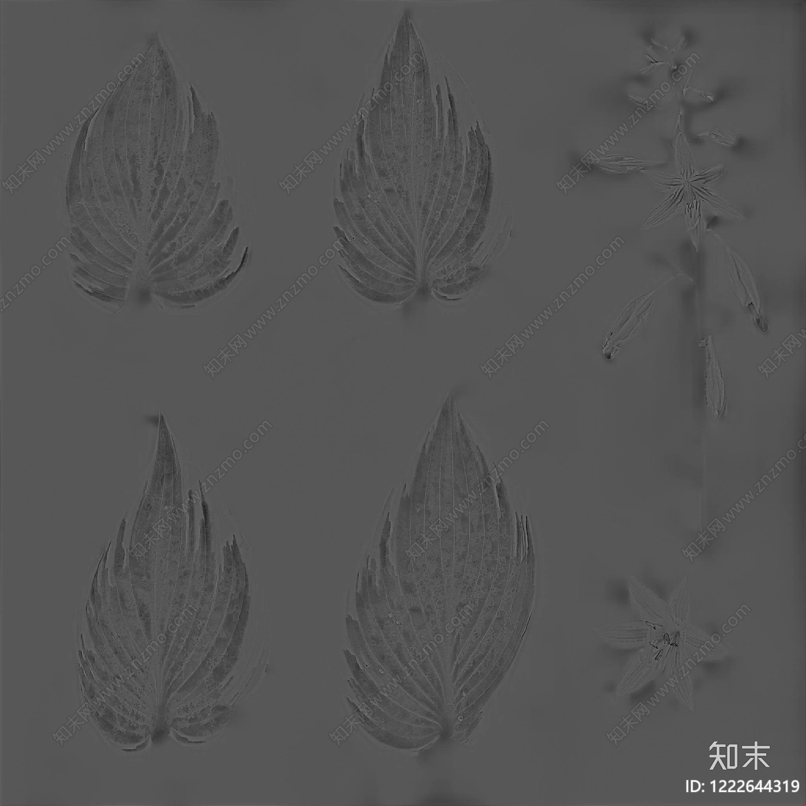 绿植墙贴图下载【ID:1222644319】