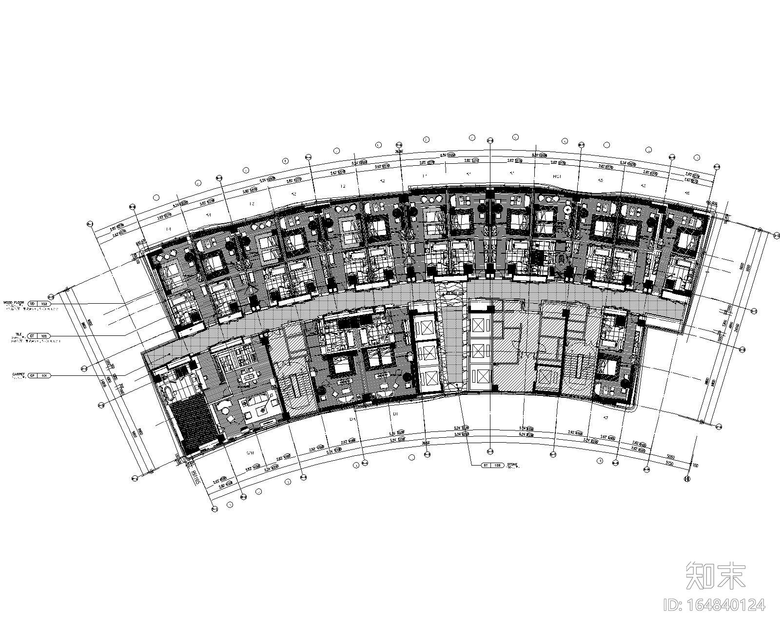 [福建]厦门五星知名度假酒店施工图+效果图cad施工图下载【ID:164840124】