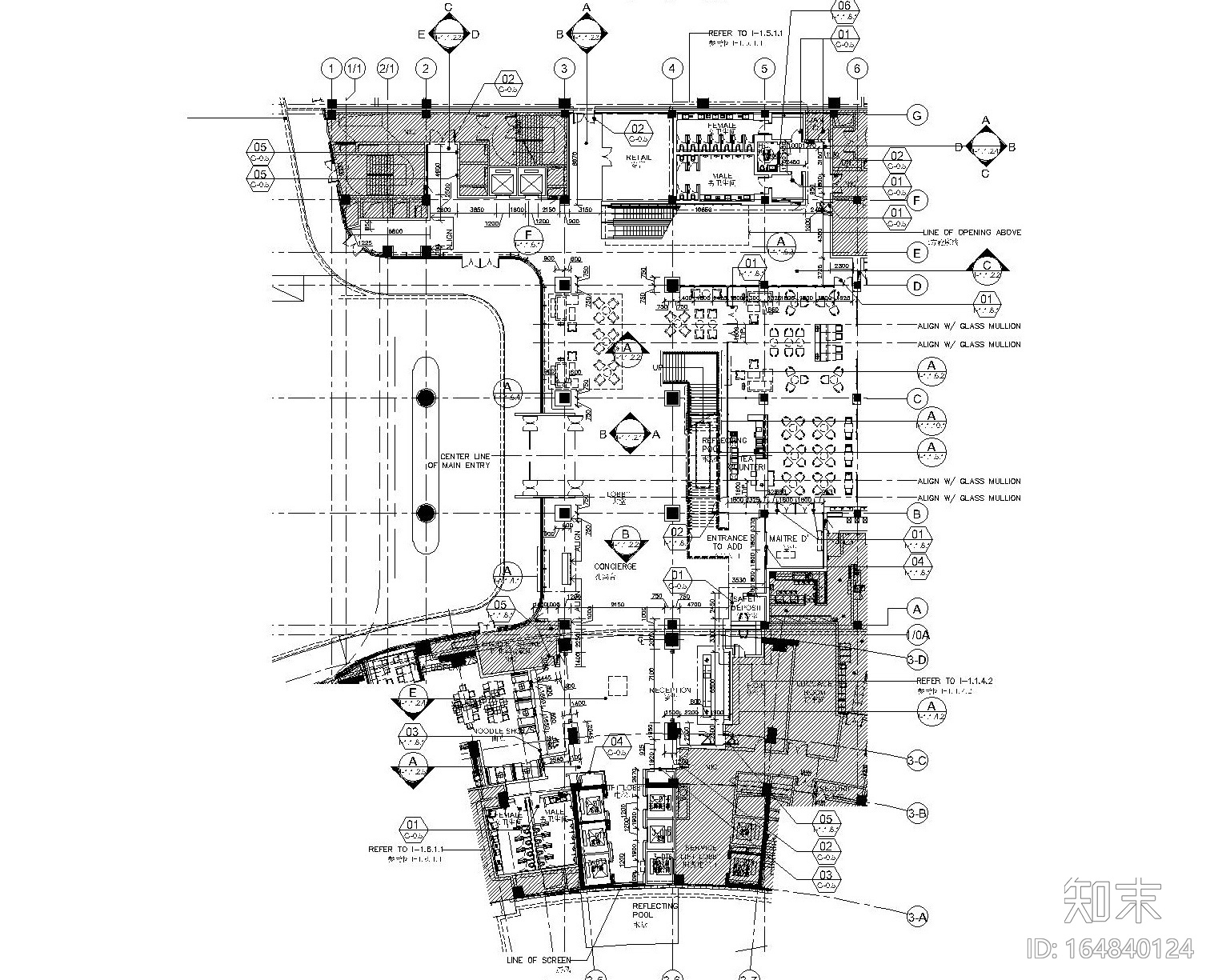 [福建]厦门五星知名度假酒店施工图+效果图cad施工图下载【ID:164840124】