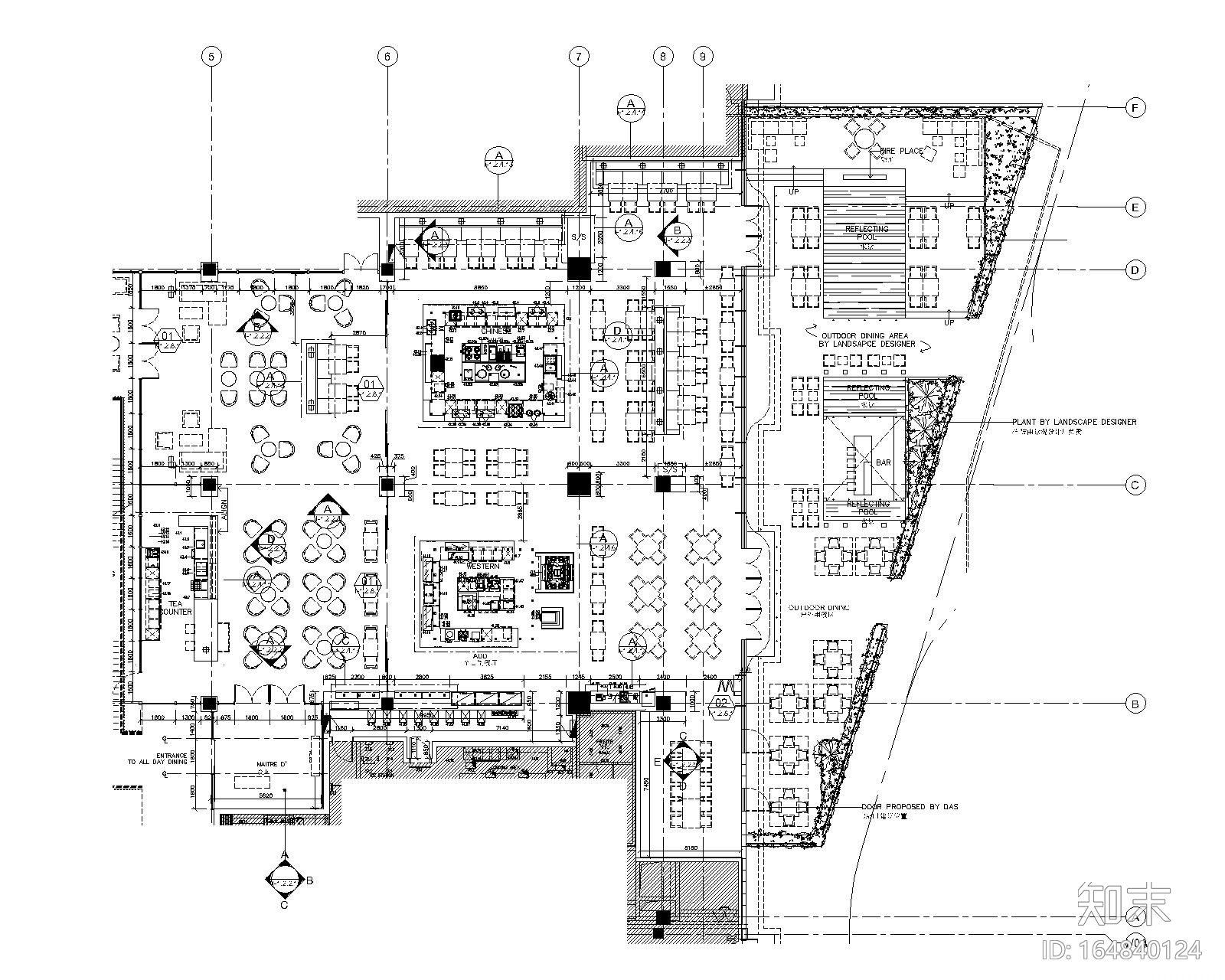 [福建]厦门五星知名度假酒店施工图+效果图cad施工图下载【ID:164840124】
