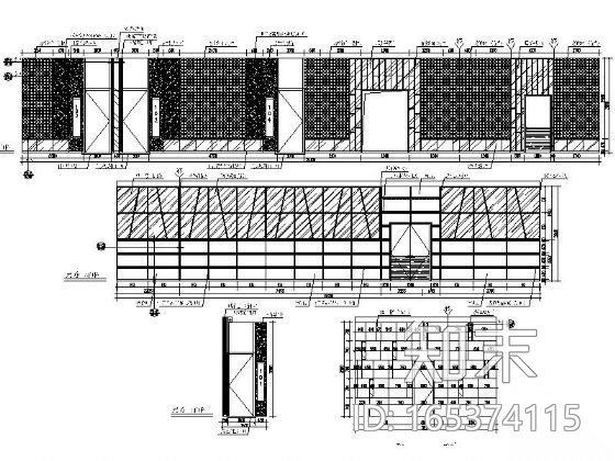 [厦门]大型自助式KTV空间施工图（含效果）cad施工图下载【ID:165374115】