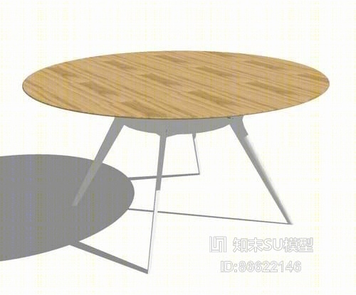 办公室园几SU模型下载【ID:86622146】
