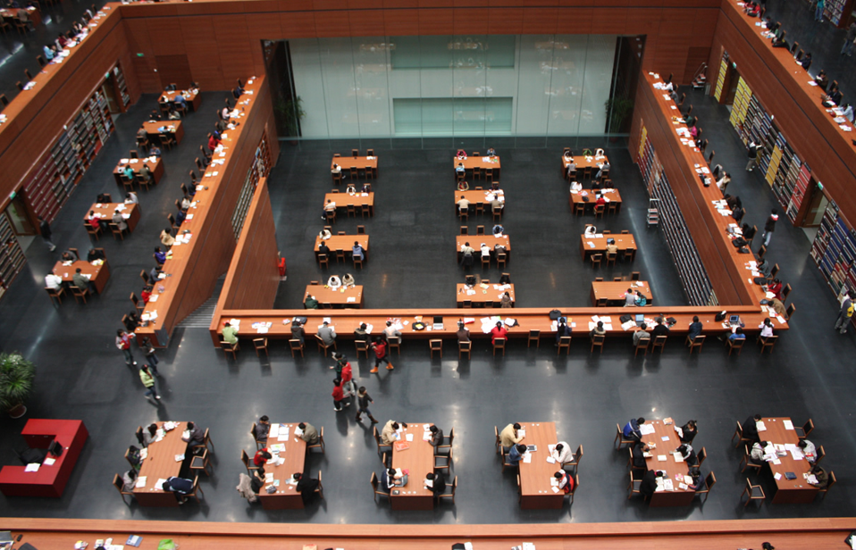 [河北]某大型图书馆室内设计方案报告施工图下载【ID:161683118】