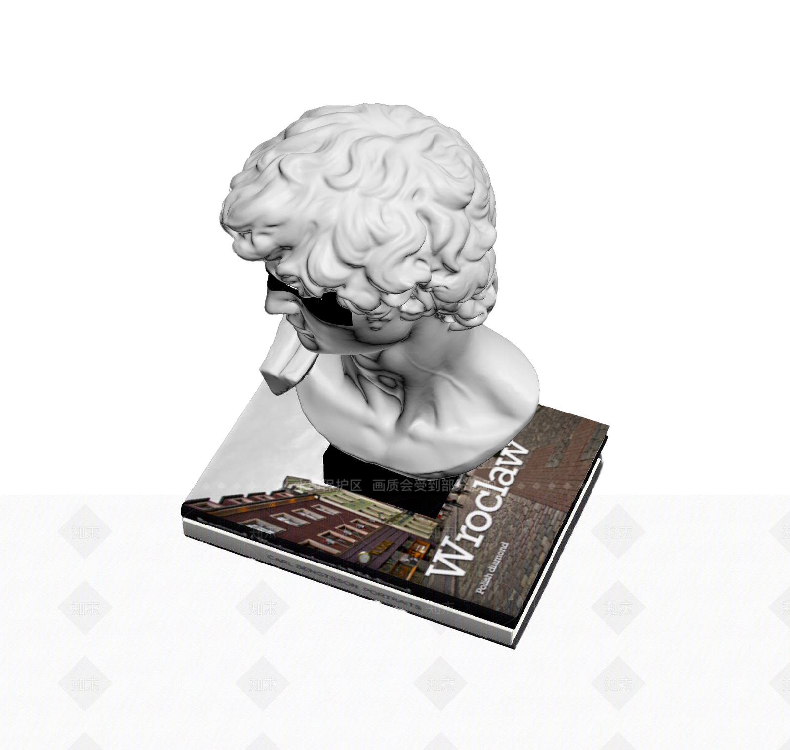 雕塑头像摆件3D模型下载【ID:1205547898】
