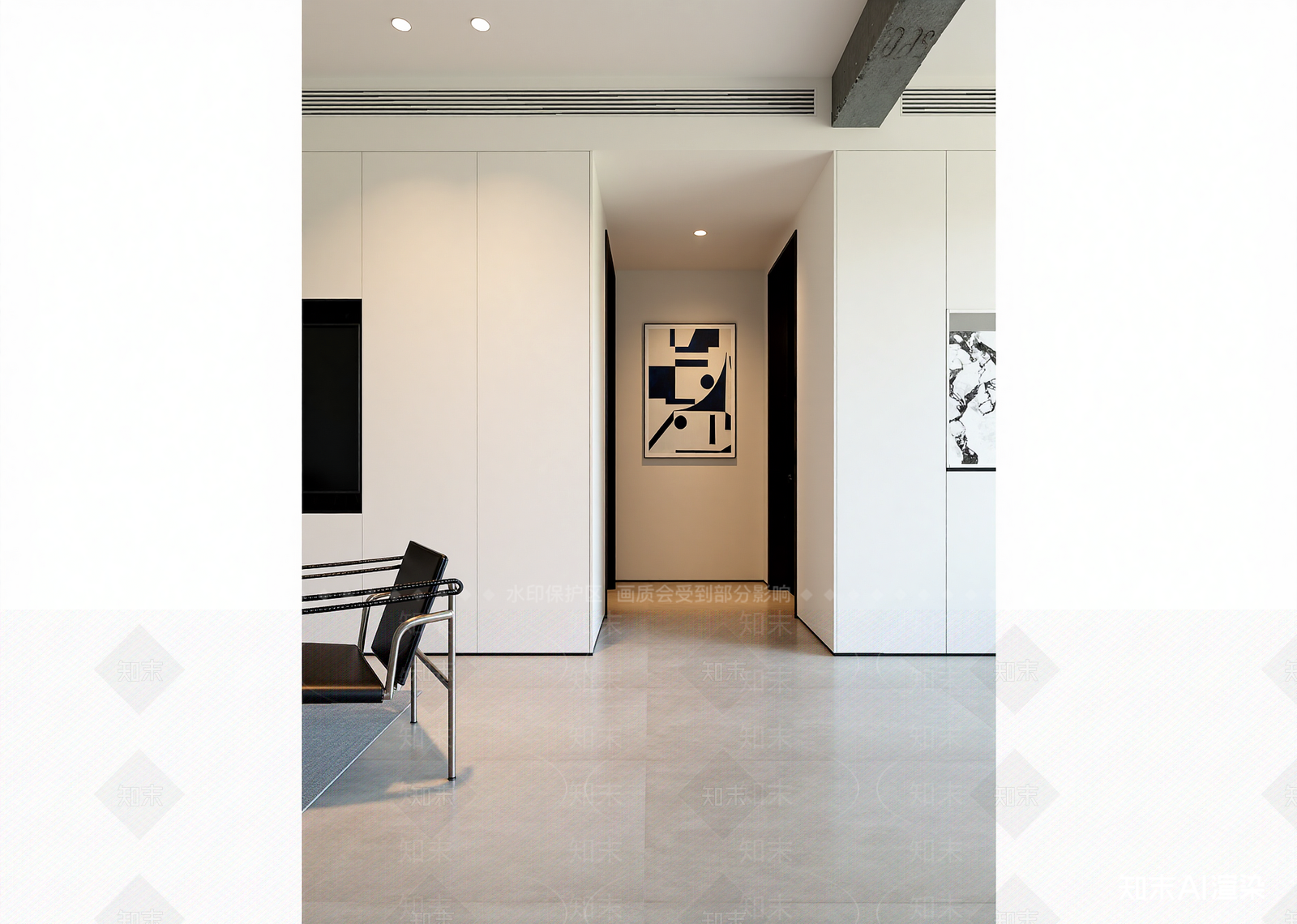 现代走廊3D模型下载【ID:1214790831】