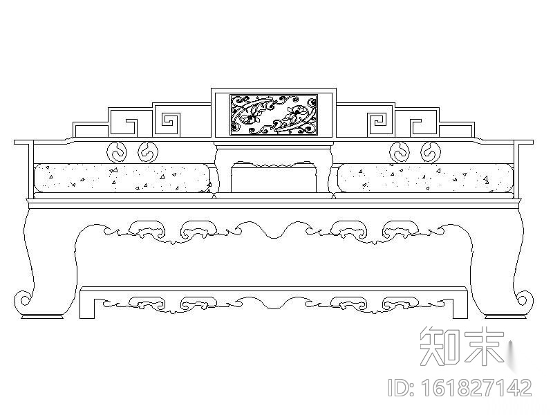 中式家具021cad施工图下载【ID:161827142】