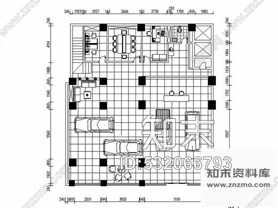 施工图原创现代简约汽车专卖店室内施工图含效果图cad施工图下载【ID:532066793】