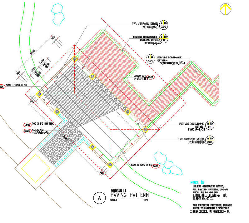 铺装cad图稿素材cad施工图下载【ID:149693103】