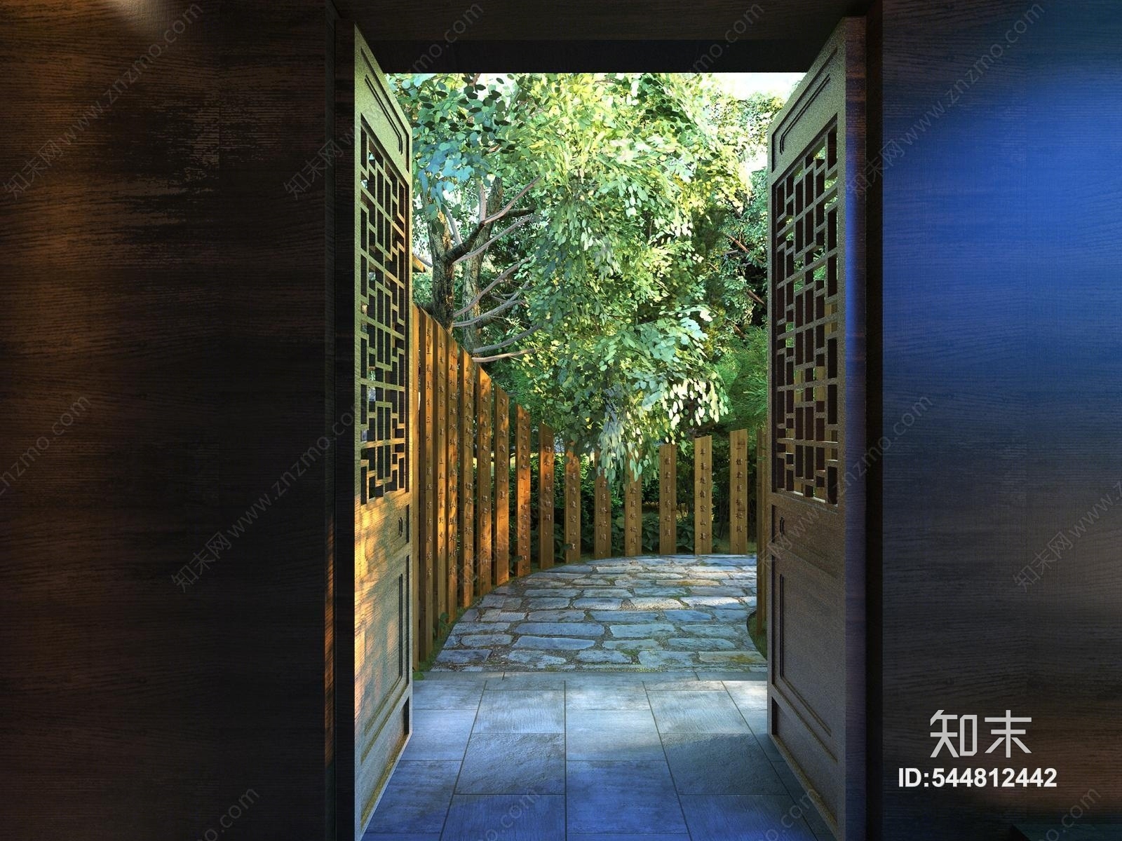 中式武侯祠北伐博物馆3D模型下载【ID:544812442】