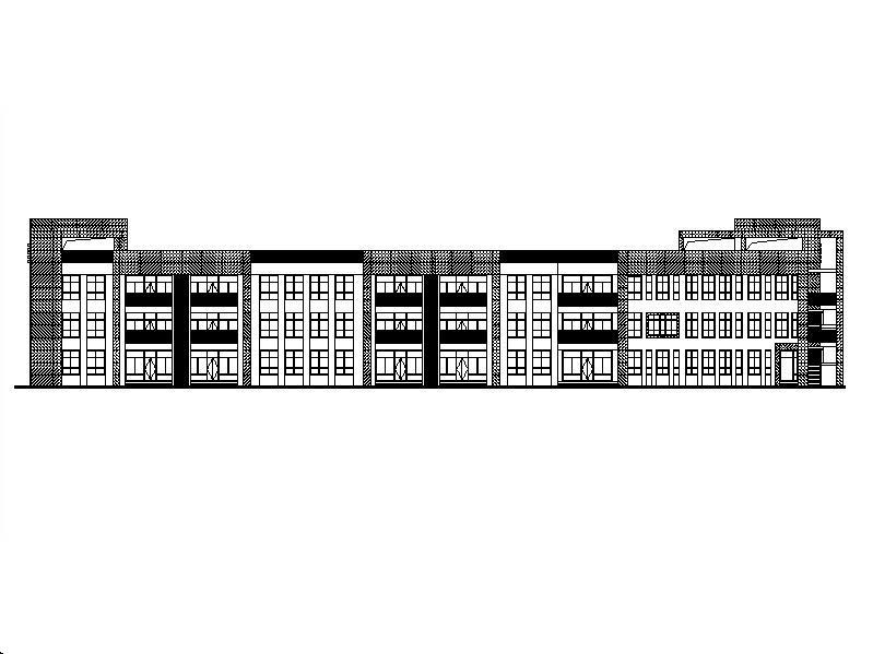 [浙江]三层矩形体块市级幼儿园建筑施工图（含计算书）施工图下载【ID:151564141】