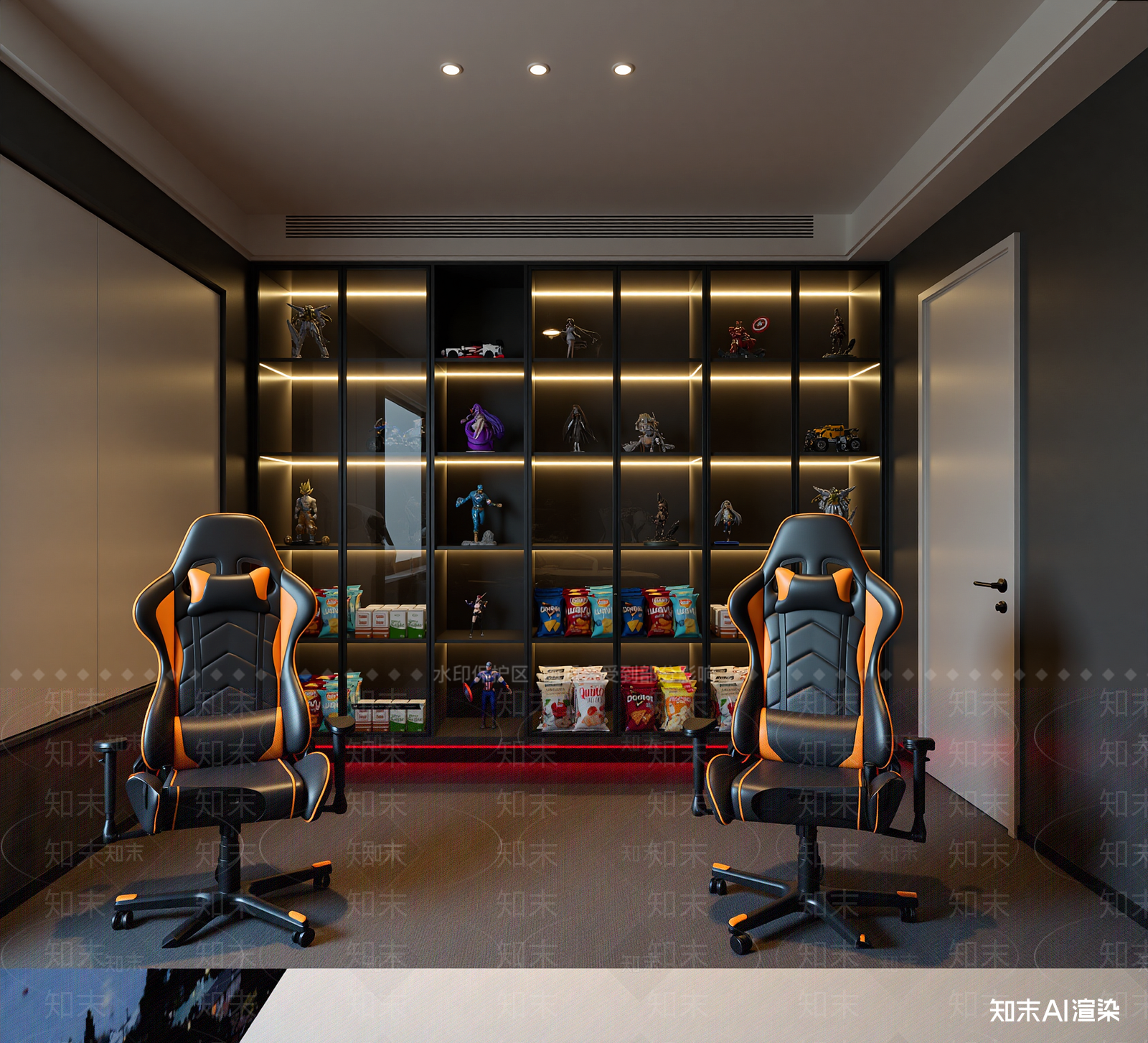 现代儿童娱乐室3D模型下载【ID:1214382788】