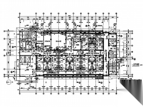 [陕西]5层现代风格市级附属医院肝病治疗中心建筑施工图施工图下载【ID:165933118】