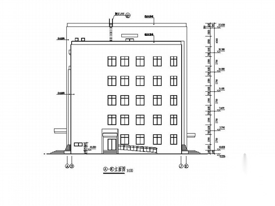 [陕西]5层现代风格市级附属医院肝病治疗中心建筑施工图施工图下载【ID:165933118】