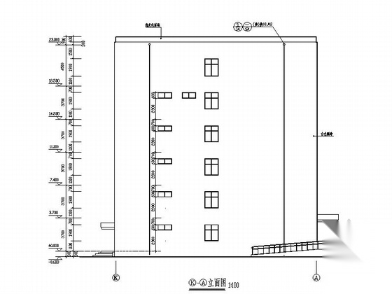 [陕西]5层现代风格市级附属医院肝病治疗中心建筑施工图施工图下载【ID:165933118】