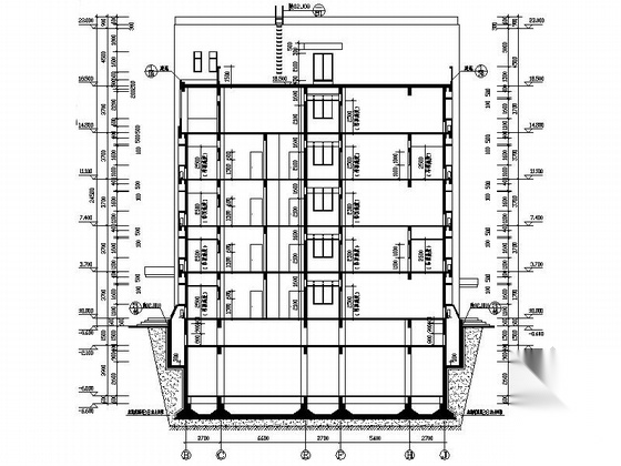 [陕西]5层现代风格市级附属医院肝病治疗中心建筑施工图施工图下载【ID:165933118】