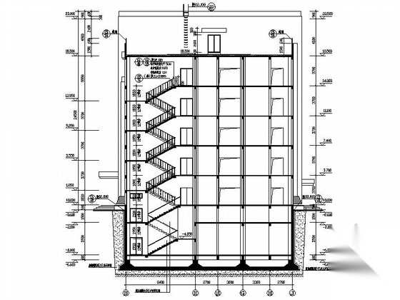 [陕西]5层现代风格市级附属医院肝病治疗中心建筑施工图施工图下载【ID:165933118】