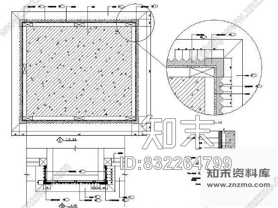 图块/节点方型装饰柱剖面详图cad施工图下载【ID:832264799】