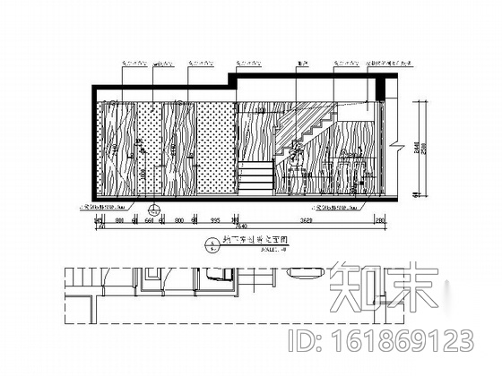 [浙江]现代风格三层别墅样板房室内设计施工图（含效果图...cad施工图下载【ID:161869123】