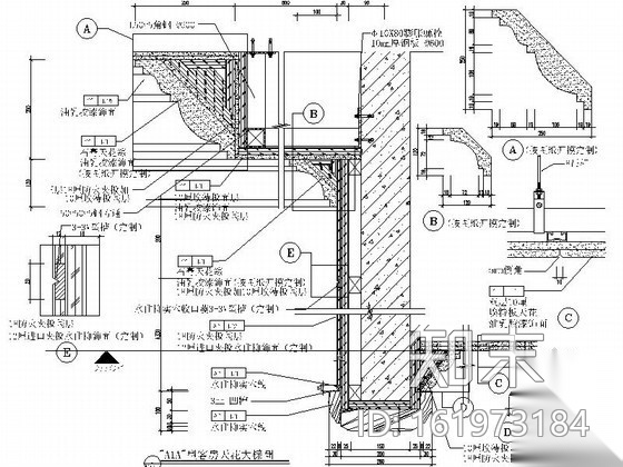 [深圳]时尚现代风格酒店A1A型客房装修施工图施工图下载【ID:161973184】