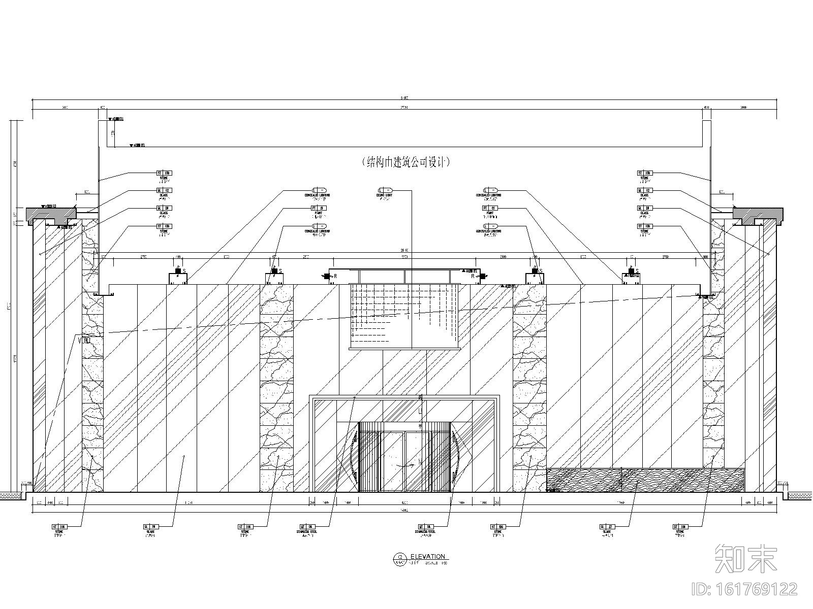 [东莞]索菲特大酒店公共区域设计施工图+概念方案cad施工图下载【ID:161769122】