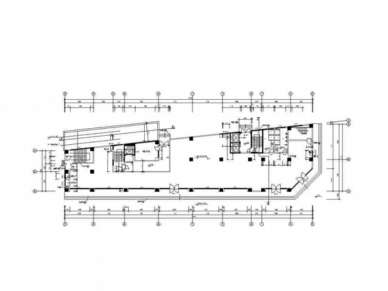 某十二层社会保险中心（办公+住宅）建筑施工图cad施工图下载【ID:164862190】