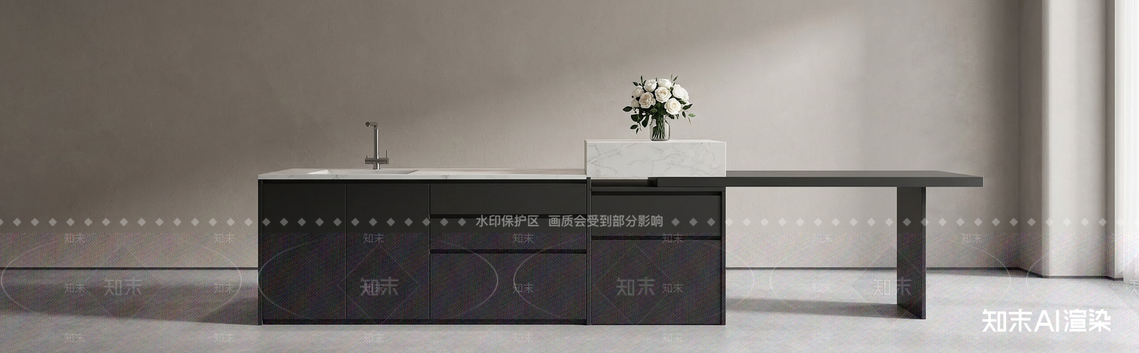储物餐边柜岛台3D模型下载【ID:1227260152】