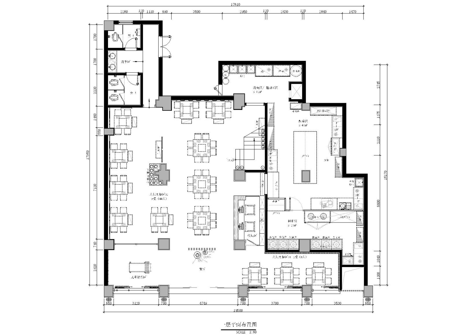 [福建]龙岩五洲味蜀吾川派火锅店装饰施工图施工图下载【ID:160708167】