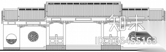 楹联亭建筑施工图cad施工图下载【ID:166455163】