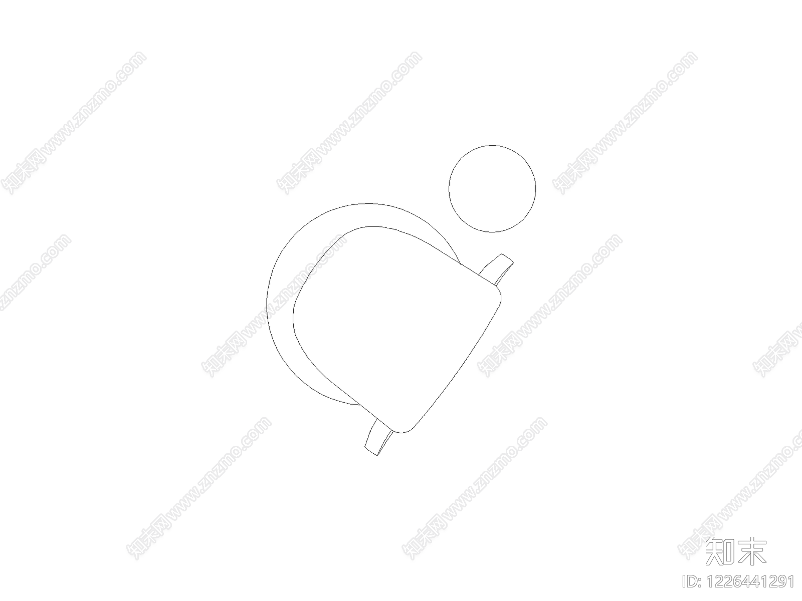 现代椅子CAD图纸