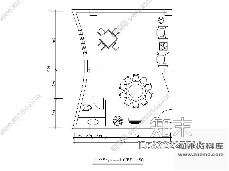 图块/节点中餐厅包厢详图cad施工图下载【ID:832227738】