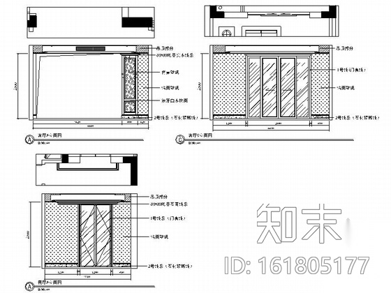 [浙江]简欧新古典风格三居室室内装修CAD施工图（含效果...cad施工图下载【ID:161805177】