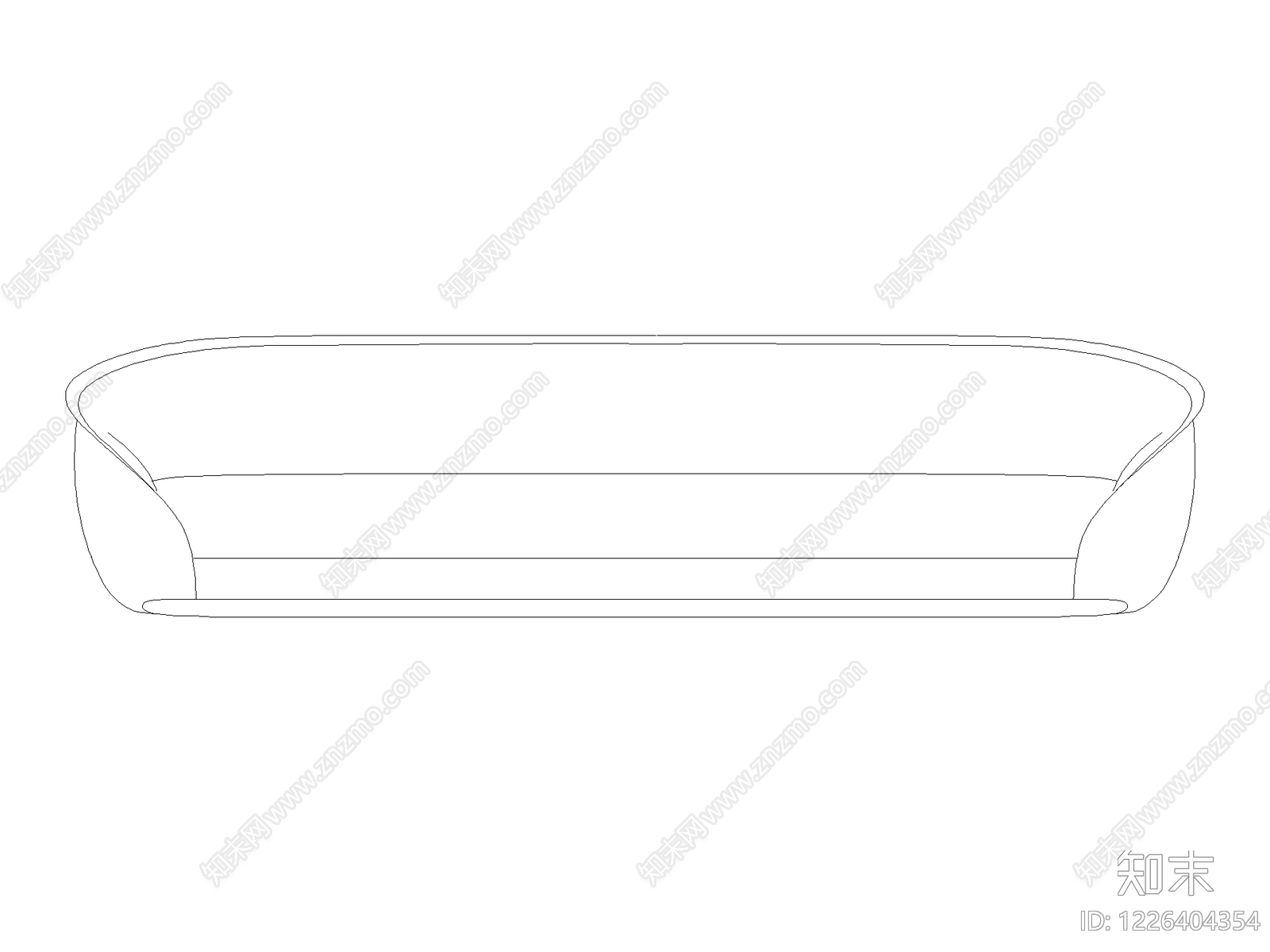 沙发cad施工图下载【ID:1226404354】