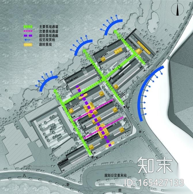 [浙江]新中式风格创意产业园建筑设计方案文本cad施工图下载【ID:165427133】