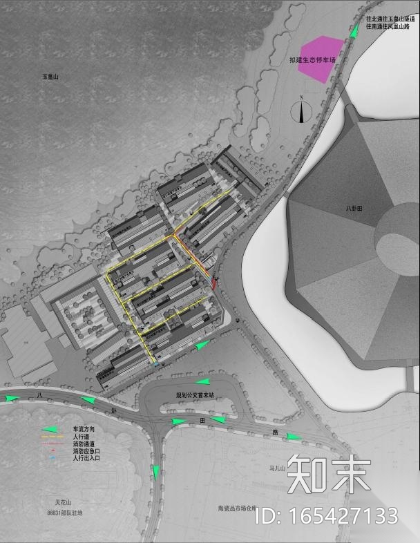 [浙江]新中式风格创意产业园建筑设计方案文本cad施工图下载【ID:165427133】