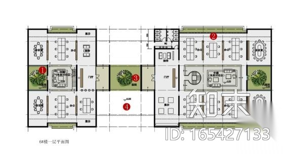 [浙江]新中式风格创意产业园建筑设计方案文本cad施工图下载【ID:165427133】