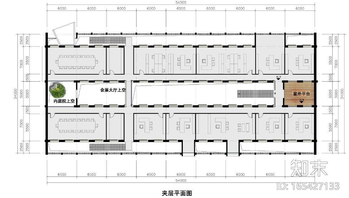 [浙江]新中式风格创意产业园建筑设计方案文本cad施工图下载【ID:165427133】