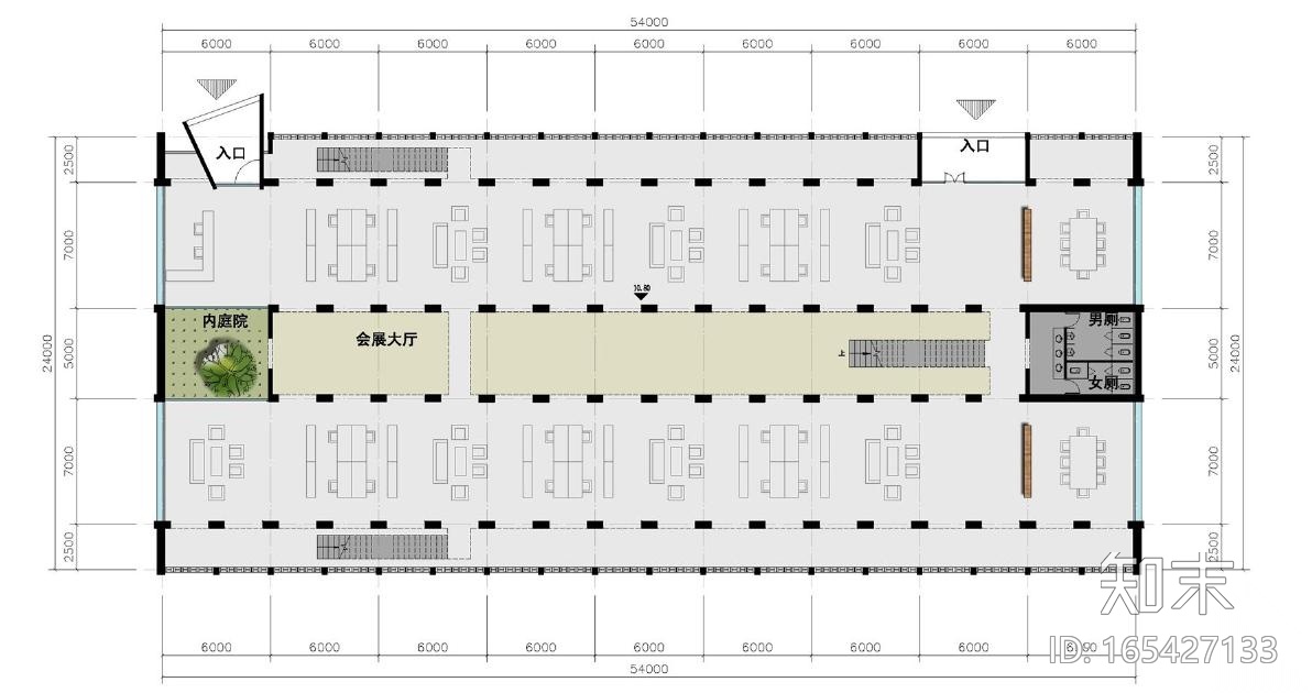 [浙江]新中式风格创意产业园建筑设计方案文本cad施工图下载【ID:165427133】