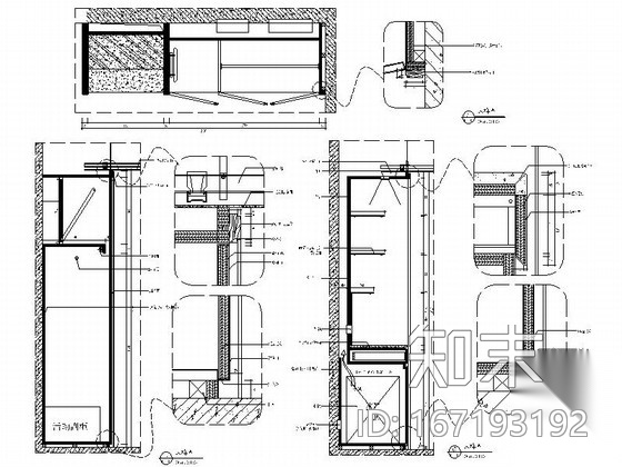 [福建]某检察院招待楼三层客房室内设计施工图（含效果）cad施工图下载【ID:167193192】