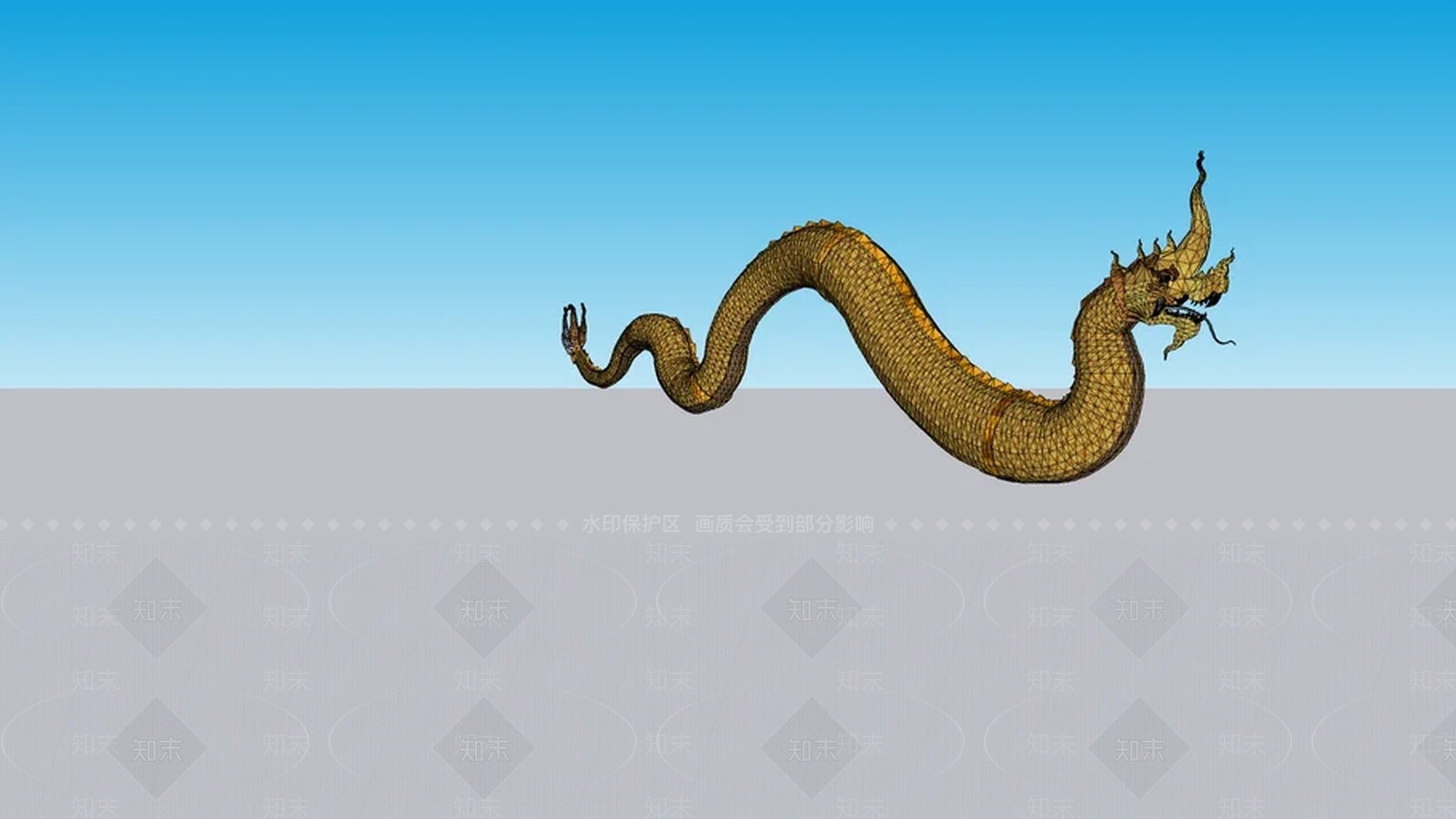 金色的巨蟒2SU模型下载【ID:1162601389】