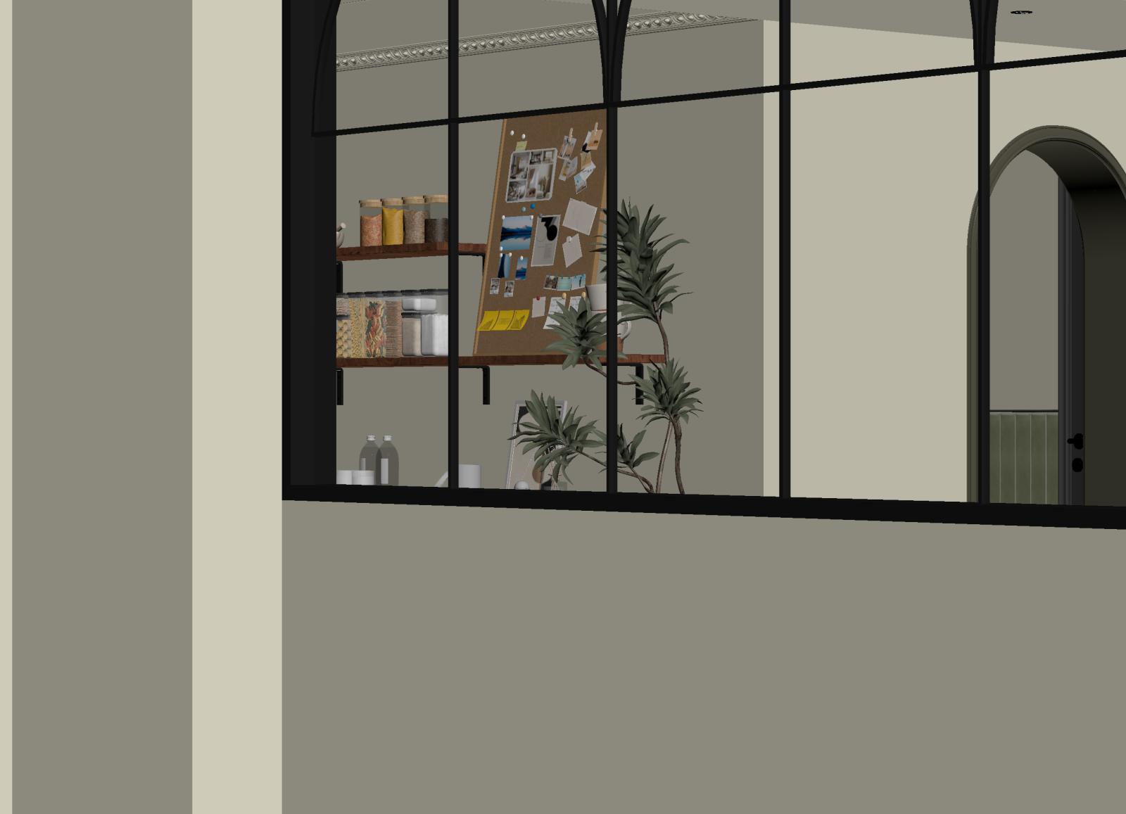 法式书房3D模型下载【ID:1214925762】